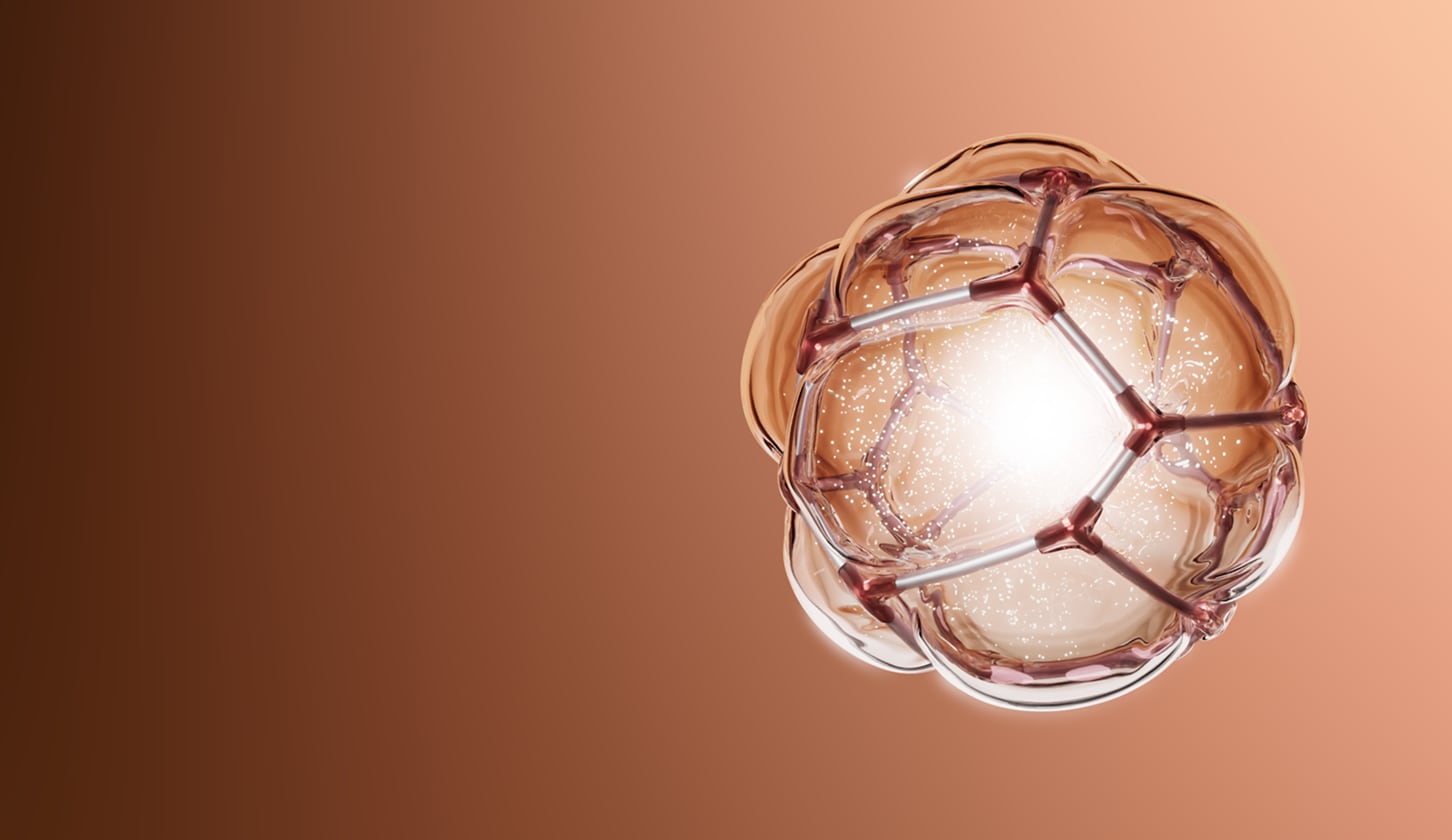 Dynamic scientific visuals highlighting skincare actives