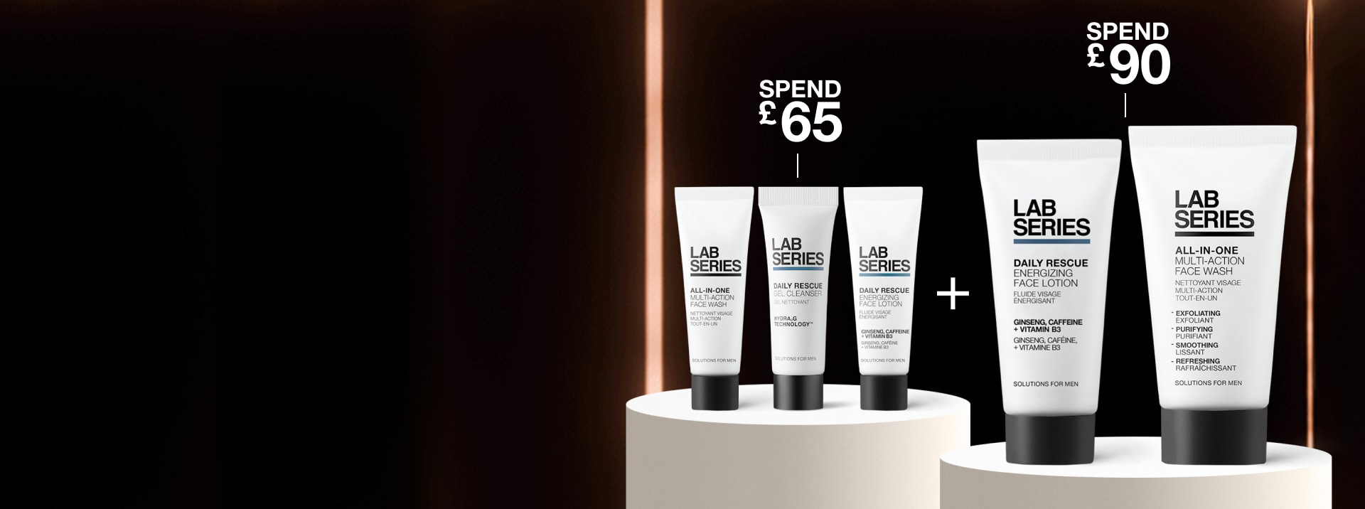 SPEND £55+ & receive three mini products